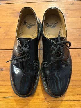 Dr. Martens Black Patent Leather Shoes